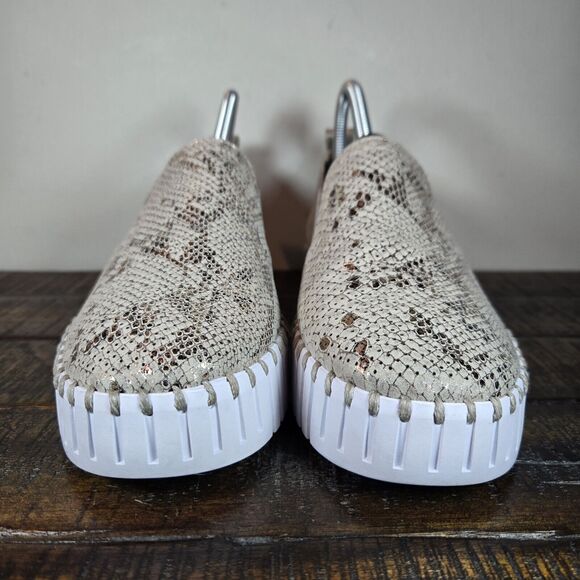 Ilse Jacobsen Hornbaek Tulip Womens Size 11 EU 41 Slip-On Loafer Shoes Snakeskin - Picture 3 of 11